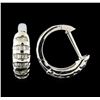 Image 2 : 0.22ctw Diamond Earrings - 14KT White Gold