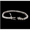 Image 3 : 14KT White Gold 5.52ctw Diamond Tennis Bracelet