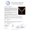 Image 3 : 18.93ctw Onyx and Diamond Necklace - 18KT Yellow and White Gold