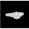 Image 1 : EGL USA Cert 3.25ctw Diamond Ring - 18KT White Gold