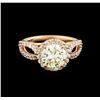 Image 2 : 1.77ctw Diamond Ring - 14KT Rose Gold