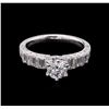 Image 2 : 1.53ctw Diamond Ring - 18KT White Gold