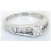 Image 2 : 0.90ctw Diamond Ring - Platinum
