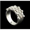 Image 4 : 0.70ctw Diamond Ring - 14KT White Gold