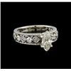 Image 1 : 1.71ctw Diamond Ring - 18KT White Gold