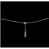 Image 3 : Crayola 7.80ctw Citrine and White Sapphire Pendant With Chain - .925 Silver