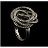 Image 4 : 1.37ctw Diamond Ring - 18KT White and Black Gold