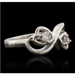 14KT White Gold 0.27ctw Diamond Ring