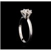 Image 4 : 1.02ct Diamond Solitaire Ring - 14KT White Gold