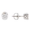 Image 2 : 1.00ctw Diamond Stud Earrings - 14KT White Gold