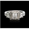 Image 2 : 14KT White Gold 2.09ctw Diamond Ring