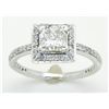 Image 2 : GIA Certified 1.39ctw Diamond Ring - 14K White Gold