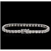 Image 2 : 18KT White Gold 15.45ctw Diamond Tennis Bracelet