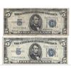 Image 1 : 1934 $5 Silver Certificate Currency Lot of 2