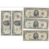 Image 1 : 1963 $5 Red Seal Bill Lot of 5