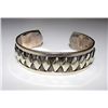 Image 1 : Vintage Sterling Silver 925 Taxco Cuff Bracelet Southwestern Design TJ-65 Sterling Hallmark