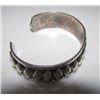 Image 2 : Vintage Sterling Silver 925 Taxco Cuff Bracelet Southwestern Design TJ-65 Sterling Hallmark