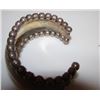 Image 2 : Vintage Mexican Sterling Silver 925 Mod Taxco Adjustable Cuff Bracelet circa 1960s