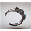 Image 2 : Old Pawn Native American Navajo Sterling Silver Turquoise Cuff Bracelet