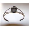 Image 1 : Old Pawn Native American Navajo Sterling Silver Malachite Cuff Bracelet