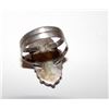 Image 2 : Old Pawn Native American Navajo Sterling Silver MOP Mother of Pearl Statement Ring Size 7