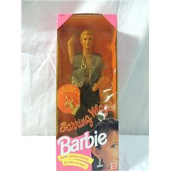 1992 EARRING MAGIC KEN BARBIE DOLL NIB