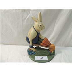CAST IRON RABBIT BUNNY DOOR STOP