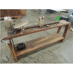 SEARS CRAFTSMAN 48" BENCH MOUNTED WOOD LATHE