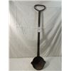 Image 1 : HUGE ANTIQUE BLACKSMITH LEAD LADLE PRIMITIVE 7"
