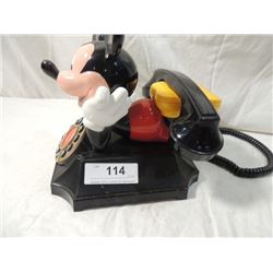 VINTAGE DISNEY MICKEY MOUSE TELEPHONE PHONE