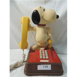 VINTAGE PEANUTS SNOOPY WOODSTOCK PHONE TELEPHONE