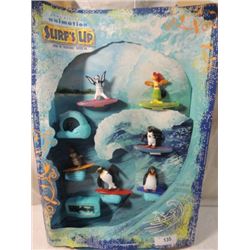 MCDONALDS HAPPY MEAL TOY DISPLAY SURF'S UP SET