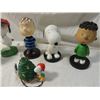 Image 2 : PEANUTS LOT BOBBLE HEADS SNOOPY MORE