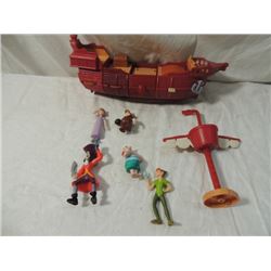 MCDONALDS PETER PAN SHIP FIGURES MORE