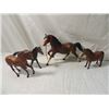 Image 1 : LOT 4 VINTAGE BREYER MOLDING REEVES HORSES