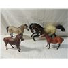 Image 1 : LOT 4 VINTAGE BREYER MOLDING REEVES HORSES