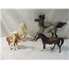 Image 1 : LOT 4 VINTAGE BREYER MOLDING REEVES HORSES