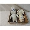 Image 1 : PILLSBURY DOUGH BOY GIRL FIGURES RUBBER