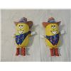 Image 1 : PAIR TWINKIE THE KID HOLDERS LUNCH PLASTIC RARE!!