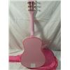 Image 3 : CHILD YOUTH GIRLS PINK GUITAR & CASE EXCELLENT!!