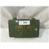 Image 1 : ANTIQUE VINTAGE BELL SYSTEM GREEN FIRST AID BOX