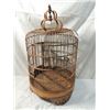 Image 2 : ANTIQUE VINTAGE WOOD BIRD CAGE BOMBAY STYLE