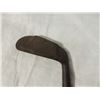 Image 2 : ANTIQUE VINTAGE WOOD SHAFT LEATHER GOLF CLUB