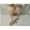 Image 1 : LOT 3 PORCELAIN DOLLS AS SHOWN