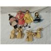 Image 2 : 9 AMERICANA BLACK HANDMADE HUSK DOLLS MORE!!