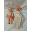 Image 1 : PAIR VINTAGE BABY DOLLS RUBBER HARD PLASTIC