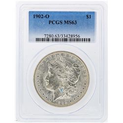 1902-O $1 Morgan Silver Dollar PCGS Graded MS63