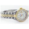 Image 2 : Womens Rolex Two-Tone Mother Of Pearl Diamond Datejust Wristwatch