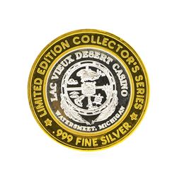 LAC Vieux Desert $10 Casino Gaming Token .999 Silver Limited Edition