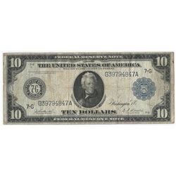 Large 1914 $10 Federal Reserve Note